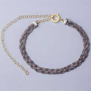 collana treccia piatta